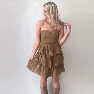 Anthropologie Autumn Moulinette Soeurs Golden Light fall dress